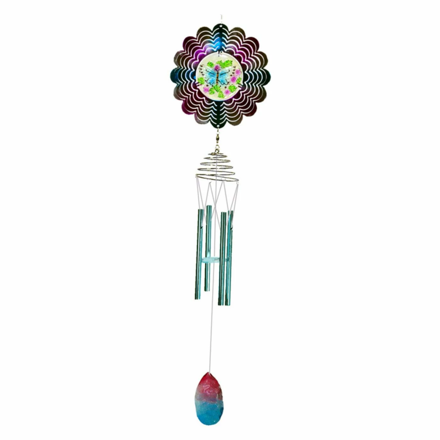 Outlet ๐งจ Animal And Bug Great World Butterfly 28 In. Wind Chime With Spinner ๐ 3 Outlet ๐งจ Animal And Bug Great World Butterfly 28 In. Wind Chime With Spinner ๐