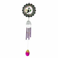 Best Sale ✨ Animal And Bug Great World Lady Bug 3D Wind Chime With Spinner 🔔