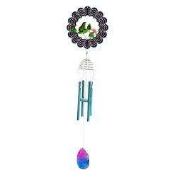 Cheapest 👍 Animal And Bug Great World Frog 3D Wind Chime With Spinner 🧨