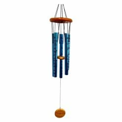 Flash Sale 🥰 Whimsical Great World Hand Tune Wind Chime - Blue ⌛