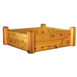 Wholesale 🛒 Raised Garden Beds Gronomics Western Red Cedar Raised Garden Bed 🔥