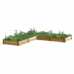 Raised Garden Beds Sales 21 New โจ Raised Garden Beds Gronomics L Shaped Modular Raised Garden Bed ๐