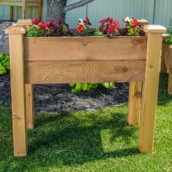 Cheap 🔔 Raised Planter Boxes Gronomics Rustic Cedar Raised Garden Bed ❤️