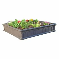 Cheap 🌟 Raised Garden Beds Lifetime Polyelthylene Raised Garden Kit - 3 Beds ❤️