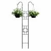 Top 10 👏 Minuteman International Metal Achla Designs Square-on-Squares Double Pole Trellis 🎉 -Raised Garden Beds Sales masterMA950