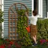 Top 10 🛒 New England Arbors Wood Vita Savannah Trellis ⭐ -Raised Garden Beds Sales masterNEA135