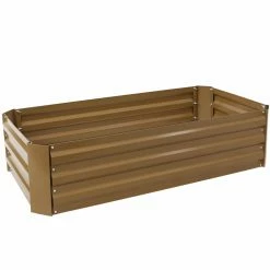 Outlet 🤩 Sunnydaze Decor Raised Garden Beds Sunnydaze Corrugated Galvanized Steel Raised Garden Bed ✔️