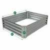 Promo ๐ Raised Garden Beds Sunnydaze Decor Galvanized Steel Rectangle Raised Garden Bed ๐ 2 Promo ๐ Raised Garden Beds Sunnydaze Decor Galvanized Steel Rectangle Raised Garden Bed ๐ -Raised Garden Beds Sales masterNETH964