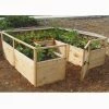 Cheapest ✔️ Raised Garden Beds Outdoor Living Today Raised Cedar Garden Bed - 8 X 8 Ft. 👏 -Raised Garden Beds Sales masterOLT026