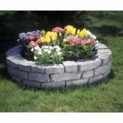 Cheap 🛒 RTS Companies Raised Garden Beds RTS Home Accents Curved Rock Lock Residential Landscaping - Set Of 2 👍
