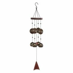 New 😉 Whimsical Sunset Vista Swirl 27 In. Chime 🧨