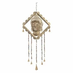Brand new ✔️ Whimsical DecMode 30 In. Buddha Face Wind Chime ⭐