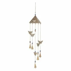 Promo 🤩 Whimsical DecMode 32 In. Butterfly Wind Chime 🎁