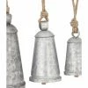 Cheap 🔔 DecMode Galvanized Tapered Bells - Set Of 3 😉 -Raised Garden Beds Sales masterUMA5330