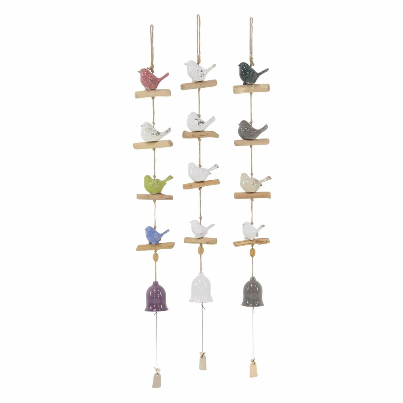 Coupon ๐ Animal And Bug DecMode Ceramic Petite Birds And Bell Wind Chime - Set Of 3 ๐ 3 Coupon ๐ Animal And Bug DecMode Ceramic Petite Birds And Bell Wind Chime - Set Of 3 ๐