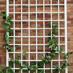 Flash Sale 🎁 Dura-Trel Winchester Wall Mounted White Vinyl Trellis ❤️ -Raised Garden Beds Sales scaleDU061