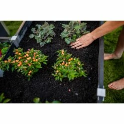 Hot Sale 😍 Raised Garden Beds Vita Urbana Vinyl U Shaped Keyhole Raised Garden Bed ✨ -Raised Garden Beds Sales scaleNEA191