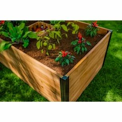 Hot Sale 🔔 Raised Garden Beds Vita Mezza Cedar Rectangular Keyhole Raised Garden Bed ✨ -Raised Garden Beds Sales scaleNEA193
