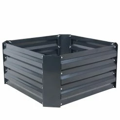 Flash Sale 🎉 Sunnydaze Decor Raised Garden Beds Sunnydaze Galvanized Steel Square Raised Garden Bed 🌟 -Raised Garden Beds Sales scaleNETH1359