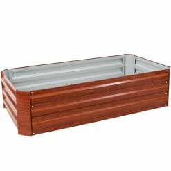 Outlet 🤩 Sunnydaze Decor Raised Garden Beds Sunnydaze Corrugated Galvanized Steel Raised Garden Bed ✔️ -Raised Garden Beds Sales scaleNETH1362